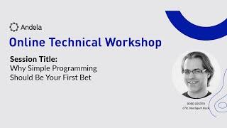 Online Technical Workshop with Oded Coster, CTO at Intelligent Hack
