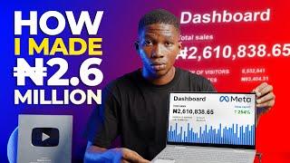 ₦2.6million Selling Online with Facebook Ads | How To Make Money Online With Dropshipping