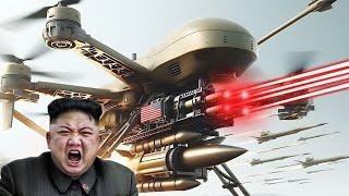 Today's Big Tragedy! Hundreds of North Korean Logistics Trucks Destroyed by Secret US Helicopters