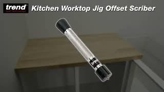 Trend M/KWS01 Kitchen Worktop Jig Offset Scriber