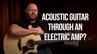 Can You Use an Electric Guitar Amp for Acoustic Guitar? | Fender Acoustic Junior GO