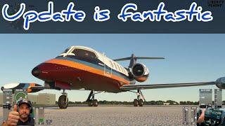 Update Learjet flight to Little Rock AR   (525) #msfs