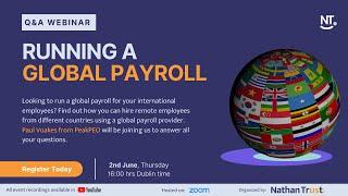 Running a global payroll | International PEO | Webinar