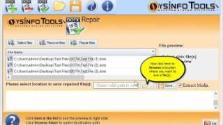 How to Repair Corrupt DOTX Files | SysInfoTools DOTX File Repair Tool