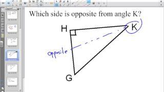 Level One Trig Finidng Sine Cosine Tangent