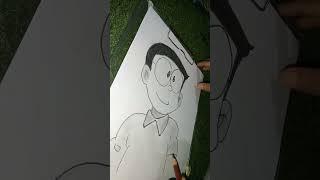 Cute drawing of Nobita and shizuka #js creative Arts