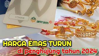 Harga emas hari ini 31 Desember 2024 | Harga emas perhiasan | emas antam hari ini | Emas 24 karat