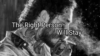 Post Malone - The Right Person Will Stay Ft. Lana Del Rey (Official Audio)