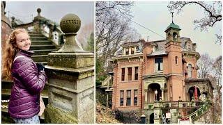 Real Haunted Mansion that inspired Disney World! Harry Packer Mansion | Jim Thorpe PA Travel Vlog