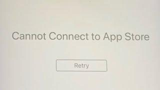 How to Solve “ Cannot Connect to App Store “ after UPDATE iOS ?
