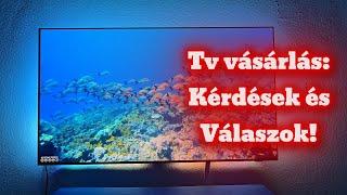 Beég a QLED TV? Érdemes 8K tévét venni? Műsorrögzítés gond? OLED panelek? Kérdeztetek! Válaszolunk!