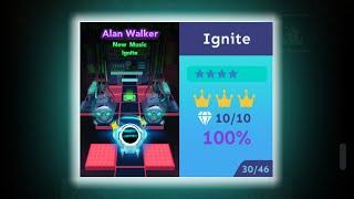 Rolling Sky - Alan Walker Ignite All Gems + Crowns