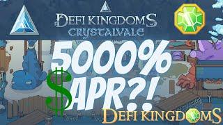 HOW TO DEFI KINGDOMS CRYSTALVALE 5000% APR! | DFK CHAIN | AVALANCHE BRIDGE XJEWEL JEWEL