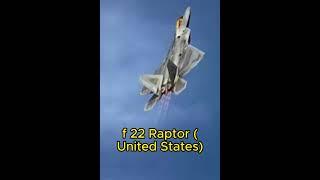 Top 5 Dangerous Fighter Jet in world #Countries #shorts