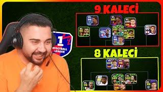 9 KALECİLİ VE 8 KALECİLİ RAKİPLERE KARŞI ZORLU 1.KLASMAN MAÇLARI! eFootball Mobile 2025