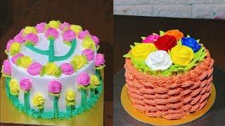 Quick & Easy Cake Decorating Technique Compilation | Most Satisfying  Cake Recipe