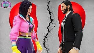 JOHN WICK AND ROX BREAK UP | FORTNITE SHORT FILM!