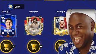 EURO 2024 funny pack opening in fc mobile  + funny matchday  #fifamobile