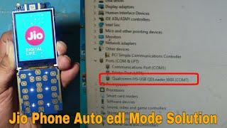 Jio Phone Auto edl Mode Solution | Jio Phone Dead Solution