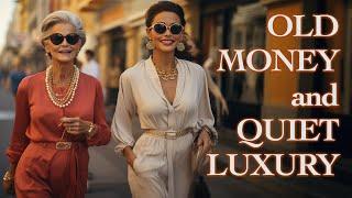 OLD MONEY and Quiet Luxury Style at an Elegant Age.  How Italians achieve elegance in dressing