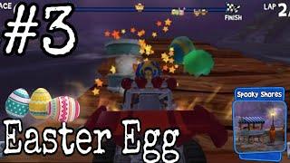 Easter egg in BB Racing Spooky Shores | Beach Buggy Racing | telur