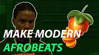 Make Modern AFROBEAT in Fl Studio 20 | FL Studio Beginner Tutorial 2022  Rema Type Beat 2022