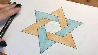 TRIANGULOS ENLAZADOS, Actividades Dibujo Técnico E.S.O