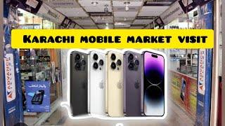 Karachi yeah cut market Mobile market visit Malice iPhone 15  promax OMG 