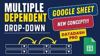Multi Rows Dependent Dropdown in Google sheets - New Concept