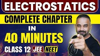 Electrostatics - Definition, Examples, Notes | Class 12 Physics One Shot | JEE | NEET