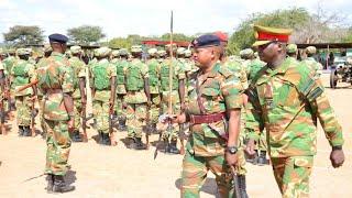 Zambia Army  Pass out parade, announcement for intake 37 of 2023