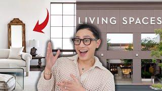 LIVING SPACES SHOP WITH ME - I WAS SHOCKED
