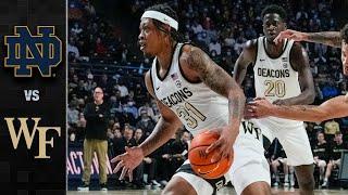 Notre Dame vs. Wake Forest Men's Basketball Highlights (2021-22)