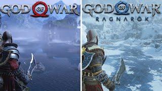 God of War: Ragnarok vs God of War 2018 - Direct Comparison (Midgard)