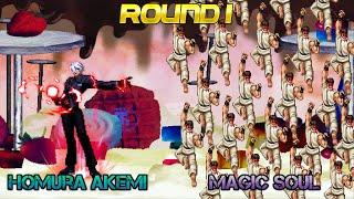 [KOF Mugen Tourney] Homura Akemi VS. Magic Soul | ROUND 1