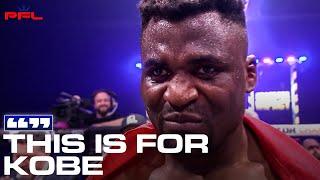  EMOTIONAL Francis Ngannou interview after defeating Renan Ferreira at #battleofthegiants