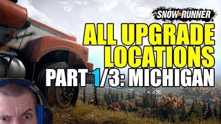 Snowrunner: All upgrade locations in Michigan (all maps)
