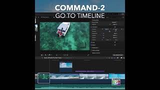 Final Cut Pro Shortcut | Command-2 | Go to Timeline