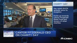 Cantor Fitzgerald CEO on September 11th charity day