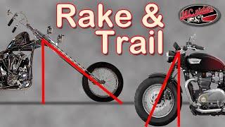 Motorcycle Rake & Trail - How it affects motorcycle handling