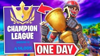 How To Get Champion Division In ONE DAY! (Fortnite Tips & Tricks) | Kybo