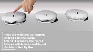 How to Pair SAFE-TECH AJ Series Wireless Interlinked Smoke Alarms