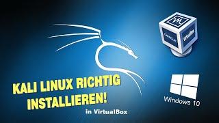 Kali Linux in Virtualbox installieren 2020 | Windows 10 | Deutsch