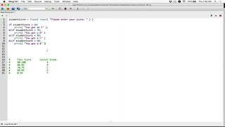 55. If-elif-else statement example program - Learn Python