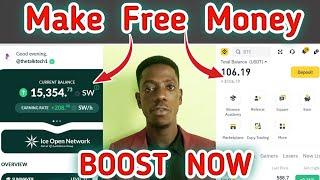 Make free Money - How to boost your SUNWAVER profit per hour [Ice Open Network]