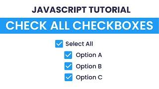 Check / Uncheck All Checkboxes With Javascript