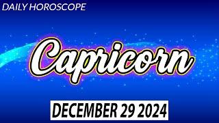 CAPRICORN  🟢 you WON'T BELIEVE THIS 🟢 HOROSCOPE DECEMBER 29, 2024 ️ daily horoscope CAPRICORN