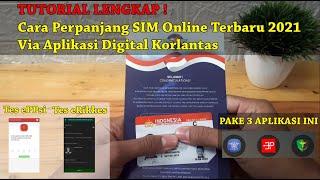 Tutorial Lengkap Cara Perpanjang SIM Online Terbaru 2021 via Aplikasi Digital Korlantas