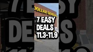 7 Easy Dollar General Deals 11.3-11.9