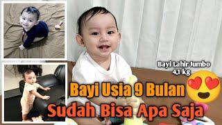 BAYI USIA SEMBILAN BULAN SUDAH BISA APA SAJAPERKEMBANGAN BAYI USIA SEMBILAN BULAN#dirahusnafamily